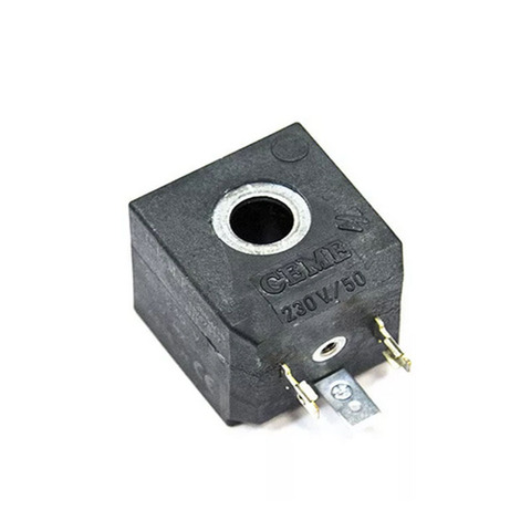 Bobina de la válvula electromagnética (solenoide) tipo CIF 7W-220v para máquinas de café, planchas, generadores de vapor ► Foto 1/2