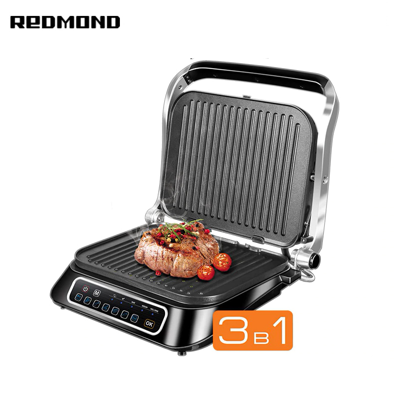 Parrilla eléctrica SteakMaster REDMOND RGM-M807 parrilla electrodomésticos para cocina eléctrica ► Foto 1/6