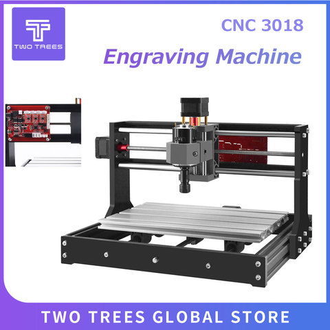 Grabador láser para trabajar diferentes materiales, máquina de grabado de madera, plástico, PCB, acrílico con software de control GRBL, controlador ER11 Hobby Machine modelo CNC 3018 PRO ► Foto 1/5