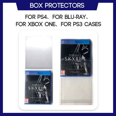 Caja de Protector de la manga para PS4 para Blu-ray para Xbox uno para PS3 juego claro personalizado de plástico de protección ► Foto 1/6