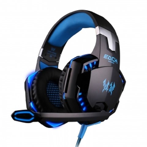 G2000 Gaming Headset PC Mic Stereo Conexion USB + 3,5mm (Auriculares + Micrófono) ► Foto 1/5