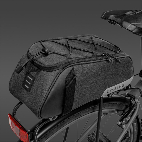 Bolsa de Bicicleta multifuncional para sillín de bicicleta, mochila para equipaje, bolso de hombro de 7L con reflectante ► Foto 1/6