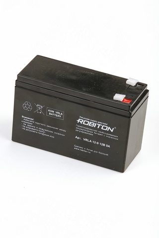 Batería de plomo de 12 V (batería recargable) de robiton vrla12-9 (12 V, 9 AH) ► Foto 1/1