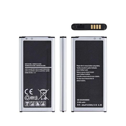 Batería de teléfono de 2100 mAh para Samsung Galaxy S5 mini EB BG800BBE EB BG800CBE SM-G800F G870A G870W, baterías recargables ► Foto 1/1