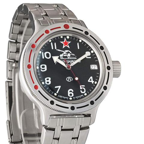 Vostok anfibio 420306 militar ruso buzo reloj comandante de tanque T-34 Auto ► Foto 1/1