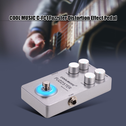 Coolmusic-Pedal de efecto de distorsión de guitarra, Fuzzster, para guitarras eléctricas ► Foto 1/5