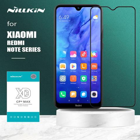 Nillkin para Xiaomi Redmi Nota 9S 9 8T 8 Pro Max de templado de vidrio de la pegamento Protector de pantalla para Redmi Nota 9S 9 8 7 Pro ► Foto 1/6