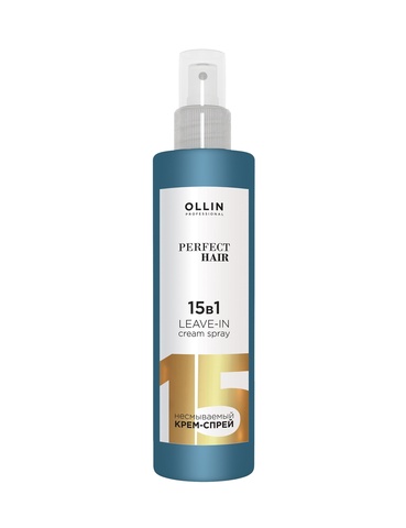 Crema Spray pelo perfecto multifuncional Ollin profesional 15 en 1 indelible 250 ml ► Foto 1/2