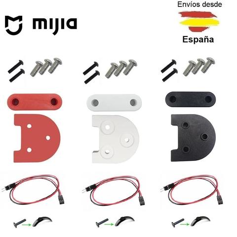 Xiaomi Scooter Mijia M365 y M365 Pro Kit Soportes elevadores + tornillos + cable para ruedas de 10