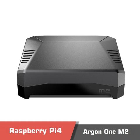 Funda de argón One M.2 para Raspberry pi 4, carcasa de aluminio con ranura de expansión M.2, Raspberry Pi 4, argón ONE M2, novedad ► Foto 1/4