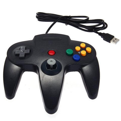 Mando Pad tipo Nintendo 64 N64 USB para PC o Mac NUEVO ► Foto 1/1