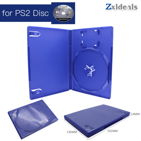 Funda de repuesto para PS2, disco de juego azul de repuesto para Playstation 2, caja de CD individual ► Foto 1/4