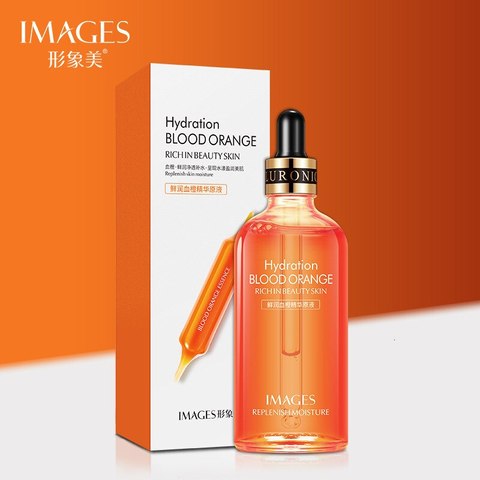 Sérum regenerante para la cara, ácido hialurónico y naranja roja, nutritivo, imágenes de 100 ml ► Foto 1/3