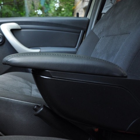 Reposabrazos para coche Lada Largus 2012->, con boxeo interior, color negro PRL162 ► Foto 1/6