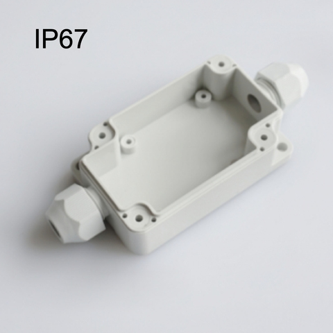 Caja de plástico con 2 agujeros para ESP01 Esp8266 IP67 ► Foto 1/3