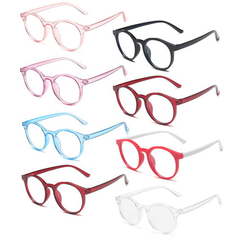 Lunettes multicolores Anti lumière bleue, 1 pièce, monture PC, transparentes, blocage, pour enfants, lunettes d'ordinateur ► Photo 1/6