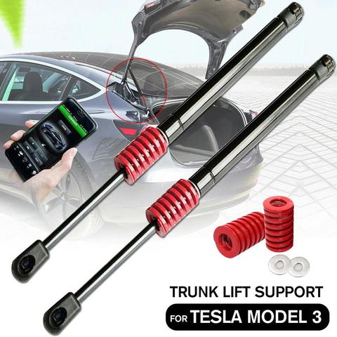 2x coffre arrière hayon hayon botte ressort à gaz amortisseur ascenseur jambe de force Support pour Tesla modèle 3 2017 2022 accessoires Auto ► Photo 1/6