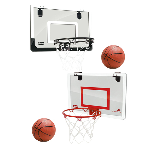 Panier de Basket-Ball suspendu pour enfants, Mini panier mural pour porte intérieure, cadeau pour enfants, ensemble de jouets ► Photo 1/6