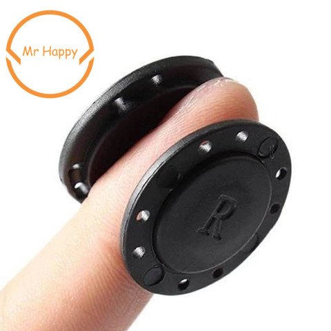 Boutons de fixation Super magnétiques invisibles en PVC, noir et blanc, 22mm/26mm, pour sac de pardessus, accessoires de vêtement, scrapbooking, bricolage ► Photo 1/4