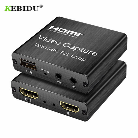 Dispositif d'acquisition vidéo 1080P 4K, Dongle de carte d'enregistrement et de diffusion en direct, compatible HDMI avec USB 2.0 ► Photo 1/6