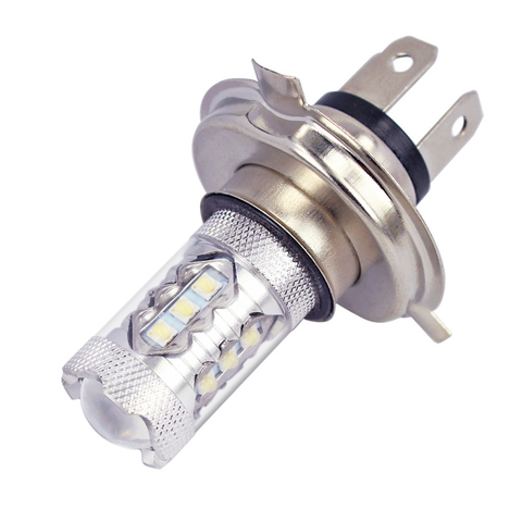 12V H4 H7 LED 80W 6000K Super lumineux blanc LED antibrouillard lampe ampoule phare pour voiture ► Photo 1/4