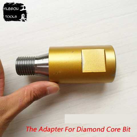 Adaptateur pour perceuse diamantée pour mèche à noyau diamant M22. Arbre de sortie pour perceuse à diamant, arbre de filetage, Distance de filetage de 8.467mm Union rotative ► Photo 1/6