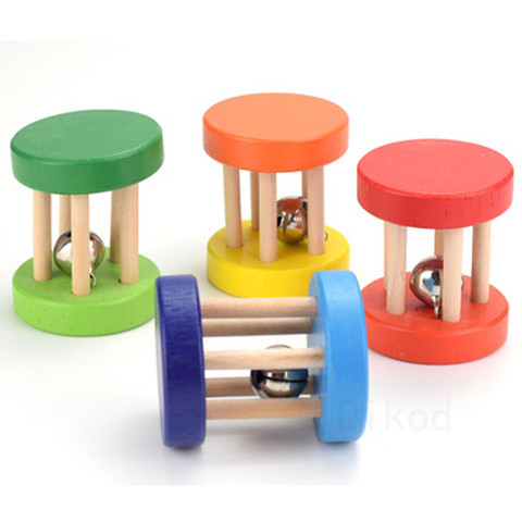 Montessori jouet éducatif en bois 3D Puzzle cinq-poste hochet en bois sensoriel mathématique formation précoce apprentissage intellectuel jouet ► Photo 1/6