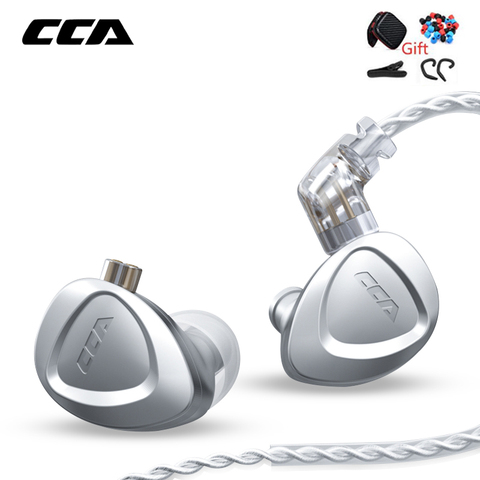 CCA CKX 1DD + 6BA pilote hybride métal pur dans l'oreille HIFI écouteurs moniteur basse casque antibruit casque pour EDX ZSX DQ6 ► Photo 1/6