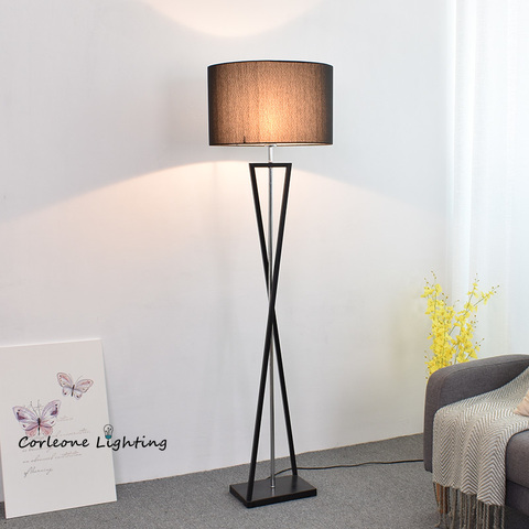 Lampadaire LED moderne créatif fer support lampe pour chambre salon décoration maison coin lampadaire fixations de luminaire à Led ► Photo 1/6