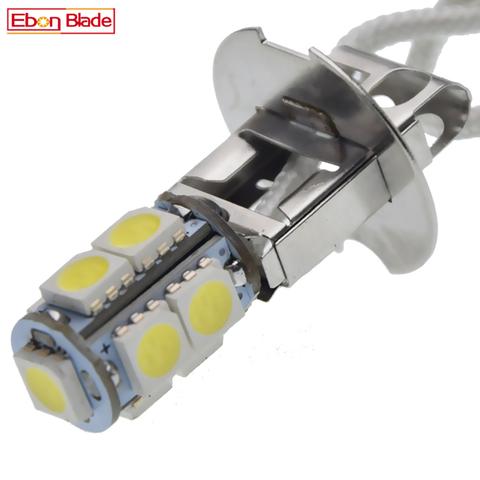 Ampoule LED H3 1/2 9SMD, blanche 5050 K pour voiture, feu de conduite anti-brouillard DRL ou lampe torche, phare PK22S 6 V 6 Volt DC, 6000 pièces ► Photo 1/6