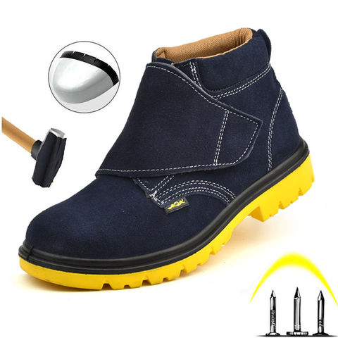 2022 nouveau Anti Smash stabulation chaussures de sécurité en plein air de protection hommes bottes indestructibles travail bottes chaussures de soudage ► Photo 1/6