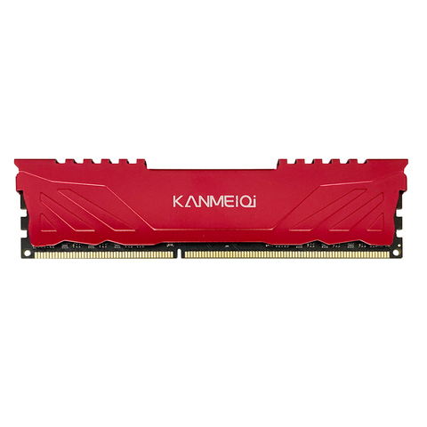 KANMEIQi DDR3 ram 4gb 8GB 1333/1600MHz 1866MHz ordinateur de bureau de mémoire avec dissipateur de chaleur dimm Memoria 240pin 1,5v nouveau noir rouge bleu or ► Photo 1/6