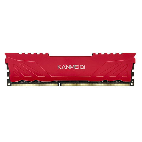 KANMEIQi DDR3 ram 4gb 8GB 1333/1600MHz 1866MHz ordinateur de bureau de mémoire avec dissipateur de chaleur dimm Memoria 240pin 1,5v nouveau noir rouge bleu or ► Photo 1/6