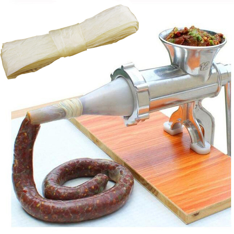 Boîtes à saucisses comestibles, 1 paquet, emballage en Tube de porc pour saucisses Hot Dog Hamburger outils de saucisses ► Photo 1/6