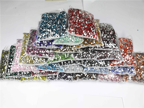 14400 pièces En Gros Flatback Cristal AB Non hotfix Strass en Vrac SS3-SS20 Clair AB Strass pour Nail Art Décoration ► Photo 1/5