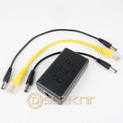 Répartiteur PoE actif Gigabit 802.3at 24 watts, alimentation Ethernet 48V à 12V 2A ► Photo 1/6