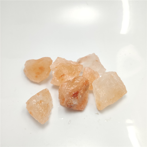 Pierre d'halite de couleur Orange naturelle, roche de l'himalaya, bloc de sel pour décoration de bricolage, pierre d'énergie, pierre de guérison pour Yoga ► Photo 1/5