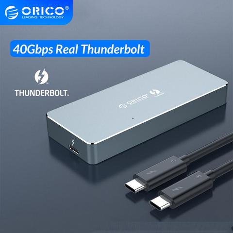 ORICO Thunderbolt 3 40gbps NVME M.2 SSD Boîtier 2 to En Aluminium Type-c  avec 40 Gbit/S Thunderbolt 3 C à C Pour Mac Windows - Historique des prix  et avis
