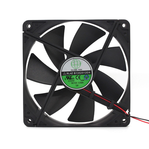 Ventilateur de refroidissement, boîtier PC, alimentation électrique de 13.5cm, 12V, 0,5a, RL4Z ► Photo 1/4