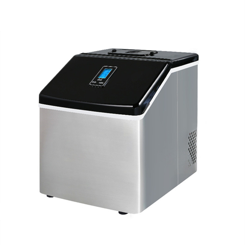 Machine à glaçons commerciale et domestique, en acier inoxydable, pour le thé, les cafés, les boissons froides ► Photo 1/6