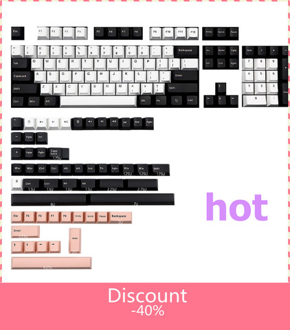 160 touches cerise profil Olivia Keycap Double coup épais PBT clavier Keycaps casquette ► Photo 1/1