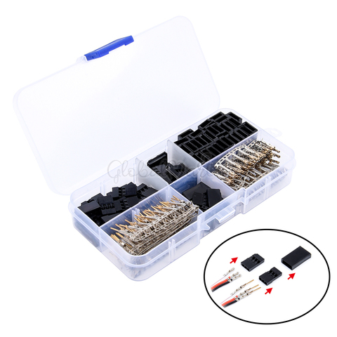 Kit de broche à sertir de connecteur femelle mâle de prise Servo de 30 ensembles Compatible pour des pièces de RC de Hitec Spektrum ► Photo 1/6