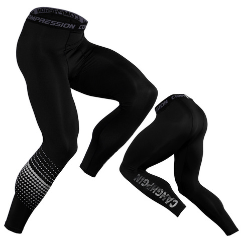 Pantalons de Compression pour hommes, collants de course, Fitness, entraînement et Fitness, pantalon de Jogging, vêtements de sport pour homme ► Photo 1/6