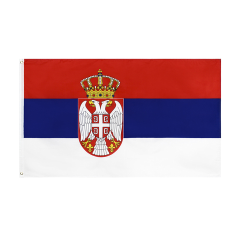Johnin-drapeau SRB RS pour la république serbe, 90x150cm ► Photo 1/6