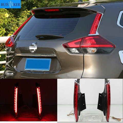 Lampe de décoration pour pare-choc arrière, 2 pièces, pour Nissan x-trail T32 2014 – 2022 ► Photo 1/4