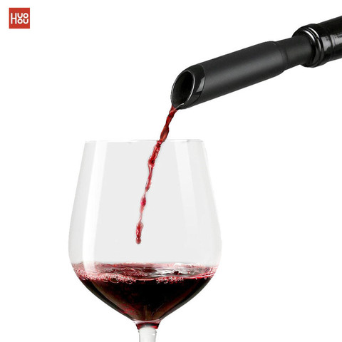 Le plus nouveau décanteur rapide de vin rouge de Huohou versant des outils Mini aérateur de verseur de bouteille d'admission d'air de filtre de vin pour la barre de famille ► Photo 1/6