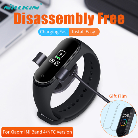 Paquet de 3 NILLKIN pour Xiaomi Mi Band 4 chargeur Miband 4 pour xiaomi mi band 4 sangle globale chargeur USB pour xiaomi smart band 4 ► Photo 1/6