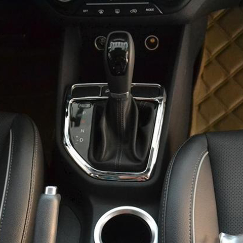 Pour Hyundai Cantus Creta ix25 2014-2022 Chrome mat voiture changement de vitesse couvercle garniture panneau cadre autocollant intérieur style accessoires ► Photo 1/3