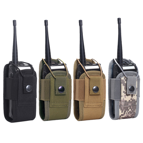1000D tactique Molle Radio talkie-walkie poche Wasit sac support poche portable Interphone étui sac de transport pour la chasse Camping ► Photo 1/6