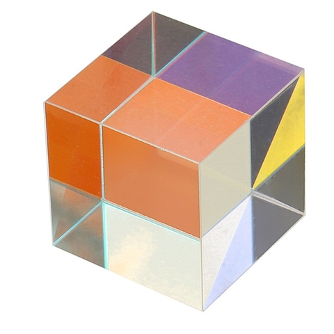 Cube optique 15mm x 15mm, jouet combiné de faisceau Laser prisme ► Photo 1/5
